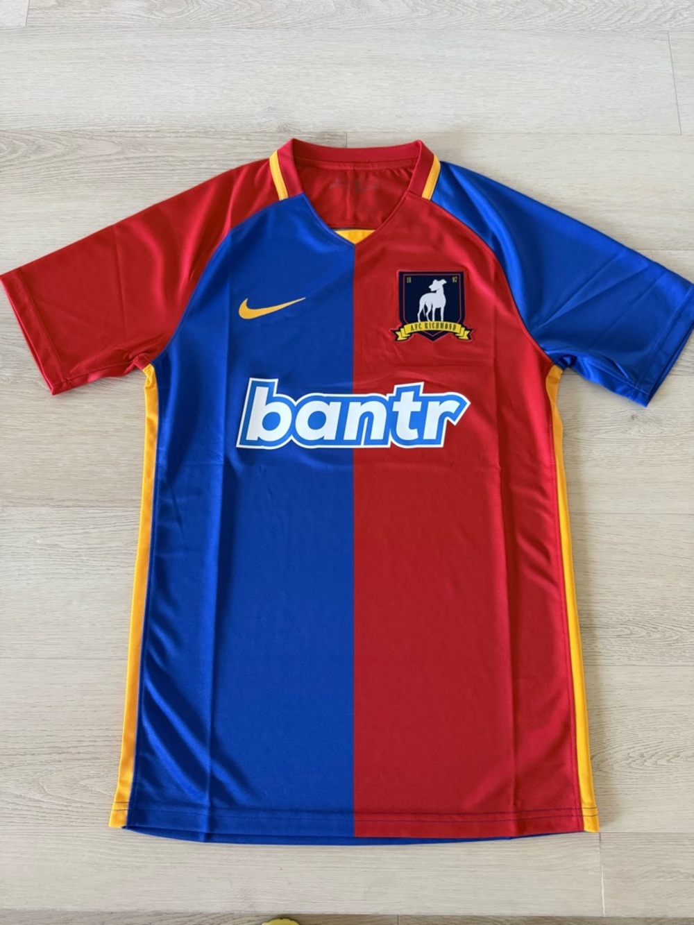 AFC Richmond Ted Lasso Nike Home Soccer Jersey Men's Size Small FD2361-449 NEW - Picture 2 of 6